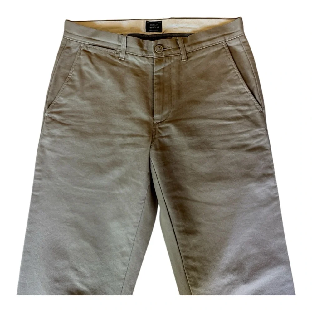 J. Crew Men's Tan Chinos -Broken In